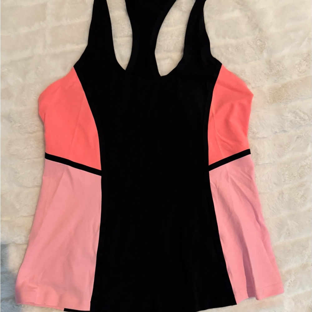 Lululemon Colorblock Racerback Tank Top